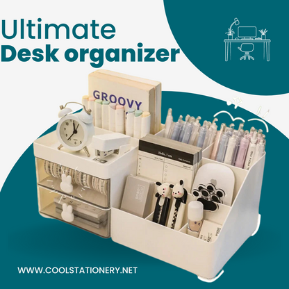 Multifunctional Desk Organizer and Beauty Products Organizer