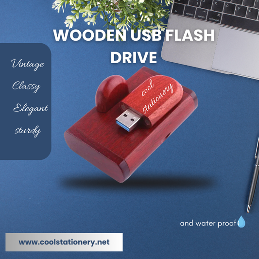 wooden Box Pen Drive 