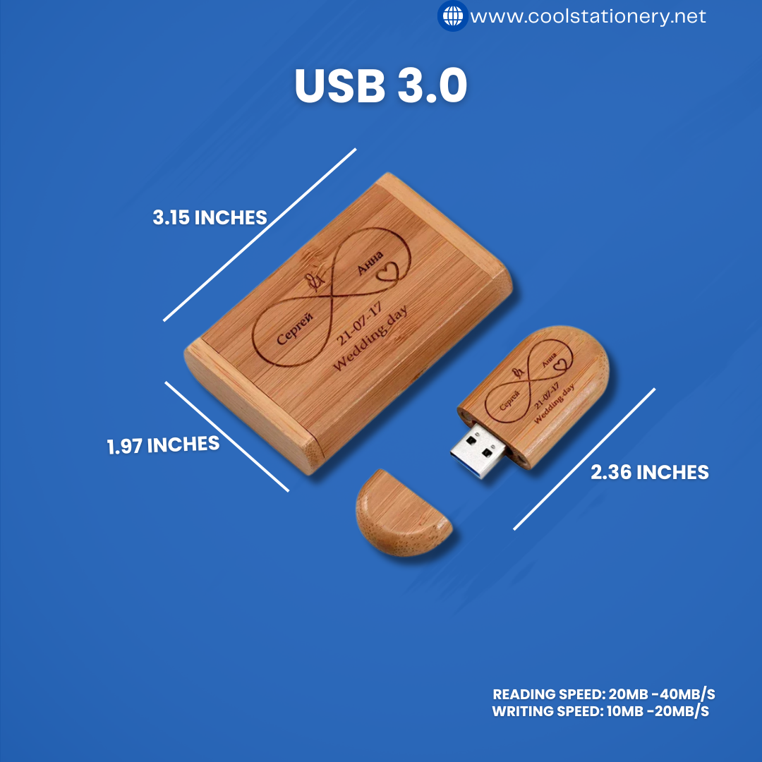 wooden Box Pen Drive 