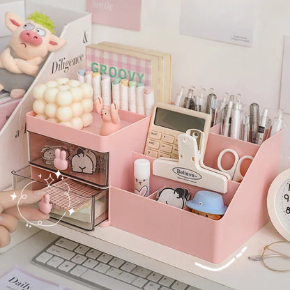 Multifunctional Desk Organizer and Beauty Products Organizer