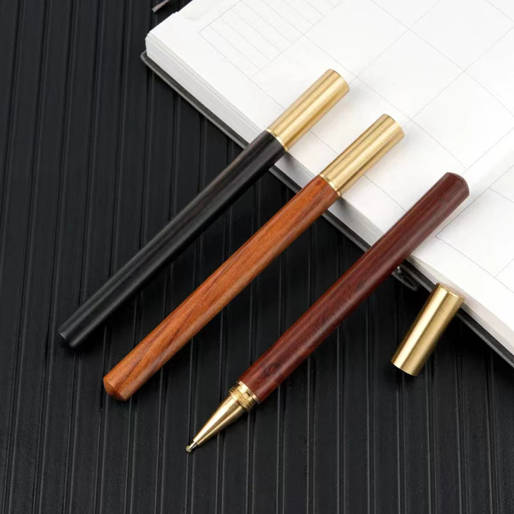 Vintage Wood Body Ballpoint Pen 