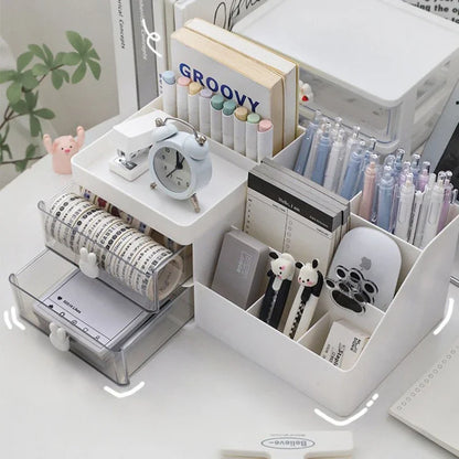 Multifunctional Desk Organizer and Beauty Products Organizer